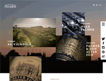 Tablet Screenshot of chateau-palmer.com